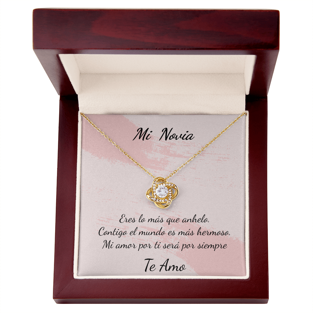 Collar Lazo de Amor para mi Novia