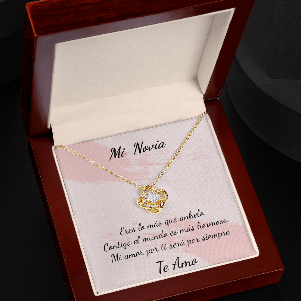Collar Lazo de Amor para mi Novia